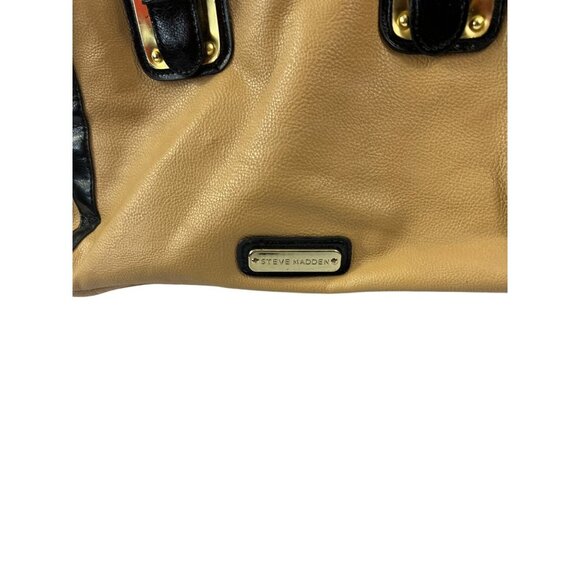 Steve Madden Women's Tan & Black Handbag - Picture 3 of 5